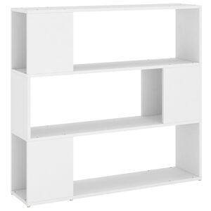 vidaXL Book Cabinet Room Divider | White | Engineered wood | Standard