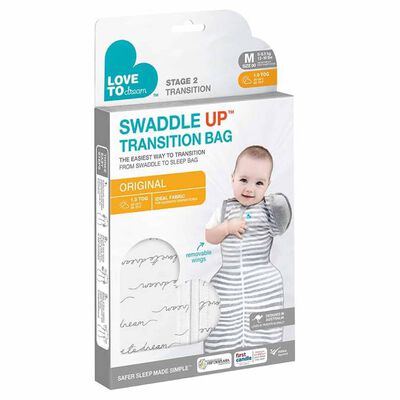 Love to Dream Baby Swaddle Swaddle Up Transition Bag Original Stage 2 M White
