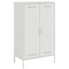vidaXL Highboard White 68x39x113 cm Steel