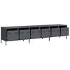 vidaXL TV Cabinet Anthracite 202x39x43.5 cm Cold-rolled Steel