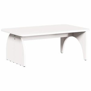 vidaXL Coffee Table White 80 x 50 x 31 cm Solid pine wood