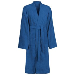 vidaXL Bathrobe KINN Blue M Cotton