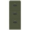 vidaXL File Cabinet Olive Green 44 x 50 x 106.5 cm Cold-Rolled Steel