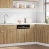 vidaXL Dishwasher Panel Lyon Artisian Oak 45x3x67 cm Engineered Wood