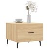 vidaXL Coffee Table Sonoma Oak 50x50x40 cm Engineered Wood