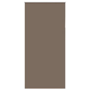 vidaXL Roller Blind Blackout Coffee 110x210 cm Fabric Width 105.7 cm Polyester