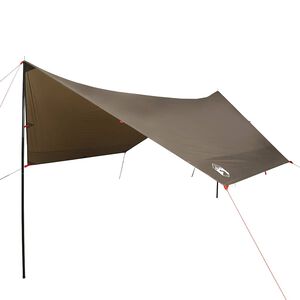 vidaXL Camping Tarp Brown 438x376x212 cm Waterproof