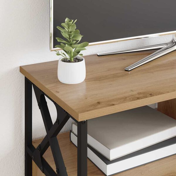 vidaXL TV Cabinet with Drawer Artisan Oak 90 x 33 x 45 cm