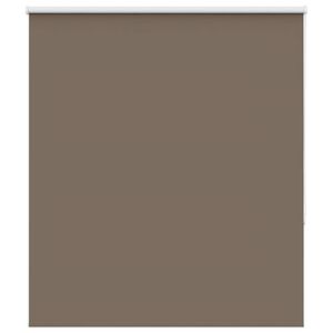 vidaXL Roller Blind Blackout Coffee 135x150 cm Fabric Width 131.6 cm Polyester