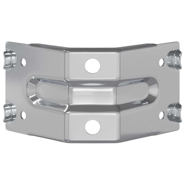 vidaXL Bracket 2 pcs Zinc-coated 106 x 55 x 1.5mm Steel