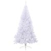 vidaXL Artificial Half Christmas Tree with Stand White 180 cm PVC