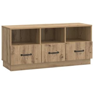 vidaXL TV Cabinet Artisan Oak 102 x 34.5 x 47 cm Engineered Wood