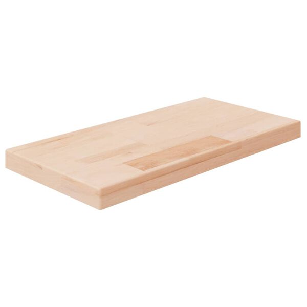 vidaXL Shelf Board 40x20x2.5 cm Untreated Solid Wood Oak