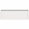 vidaXL Wall Cabinet White 100x30x35 cm Solid Wood Pine