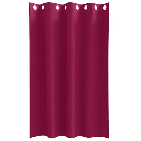 vidaXL Blackout Curtains with Rings 2 pcs Wine Red 175 x 140 cm