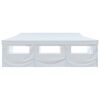 vidaXL Folding Pop-up Party Tent with 8 Sidewalls 3x9 m White
