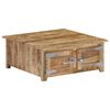 vidaXL Coffee Table | Natural Mango Wood | Solid Mango Wood | Compact