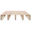vidaXL Bed Frame without Mattress 135x190 cm Double Solid Wood Pine
