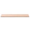 vidaXL Bathroom Countertop 100x50x1.5 cm Solid Wood Beech