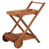 vidaXL Tea Trolley Solid Acacia Wood