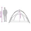 vidaXL Camping Tent Dome 3-Person Blue Quick Release