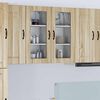 vidaXL Kitchen Cabinet 2 pcs Sonoma Oak 40 x 31 x 80 cm