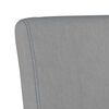 vidaXL Slipper Chair Light Grey Fabric