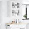 vidaXL Kitchen Cabinet 2 pcs High Gloss White 60 x 31 x 40 cm