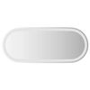 vidaXL LED Bathroom Mirror 90x40 cm Oval