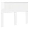 vidaXL Headboard Gloss White Engineered wood