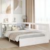 vidaXL Bookcase Bed without Mattress White 120x200 cm Solid Wood Pine