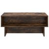 vidaXL Coffee Table Smoked Oak 80 x 46 x 35 cm Engineered Wood
