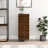 vidaXL Sideboard Brown Oak 34.5x34x90 cm Engineered Wood