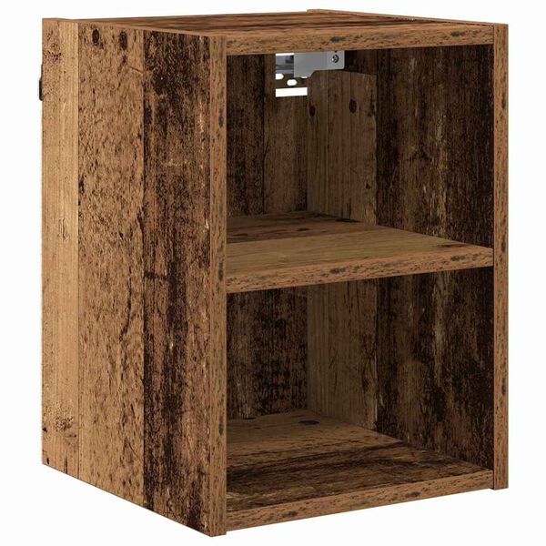 vidaXL Hanging Cabinet Old Wood 30 x 29.5 x 40 cm Engineered Wood