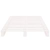 vidaXL Pallet Bed without Mattress White Single Solid Wood