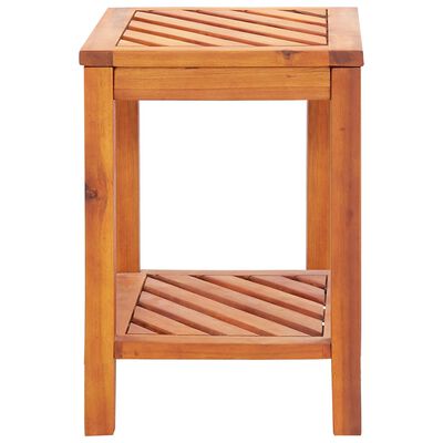 vidaXL Side Table Solid Acacia Wood 45x33x45 cm