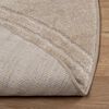 vidaXL Area Rugs Round Beige &Oslash; 160 CM