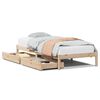 vidaXL Bed Frame without Mattress 90x190 cm Single Solid Wood Pine