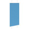 vidaXL Pleated Blind Blue 60x150 cm Fabric Width 59.4 cm Polyester
