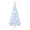 vidaXL Artificial Christmas Tree with Stand White 180 cm PVC and Steel
