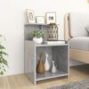 vidaXL Bed Cabinets 2 pcs Concrete Grey 40x35x60 cm Engineered Wood