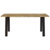 vidaXL Dining Table 150x90x75 cm Solid Wood Acacia