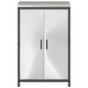 vidaXL Kitchen Storage with Shelf Silver 60 x 50 x 92 cm Steel