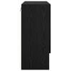 vidaXL Wall Cabinet Black oak 60 x 31 x 70 cm Engineered wood