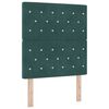 vidaXL Headboard with Headboard Dark Green 80 cm Faux Leather
