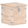 vidaXL Chest 40x40x40 cm Solid Acacia Wood