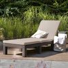 Keter Sunlounger with Cushion Daytona Brown