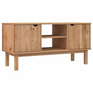 vidaXL TV Cabinet "OTTA" 113,5x43x57 cm Solid Wood Pine