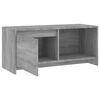 vidaXL TV Cabinet Grey Sonoma 90x35x40 cm Engineered Wood
