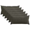 vidaXL Cushion Cover 6 pcs HEERLEN Anthracite 40 x 80 cm Corduroy